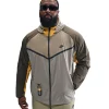 Tech Woven Windrunner Full Zip Jacket Brown