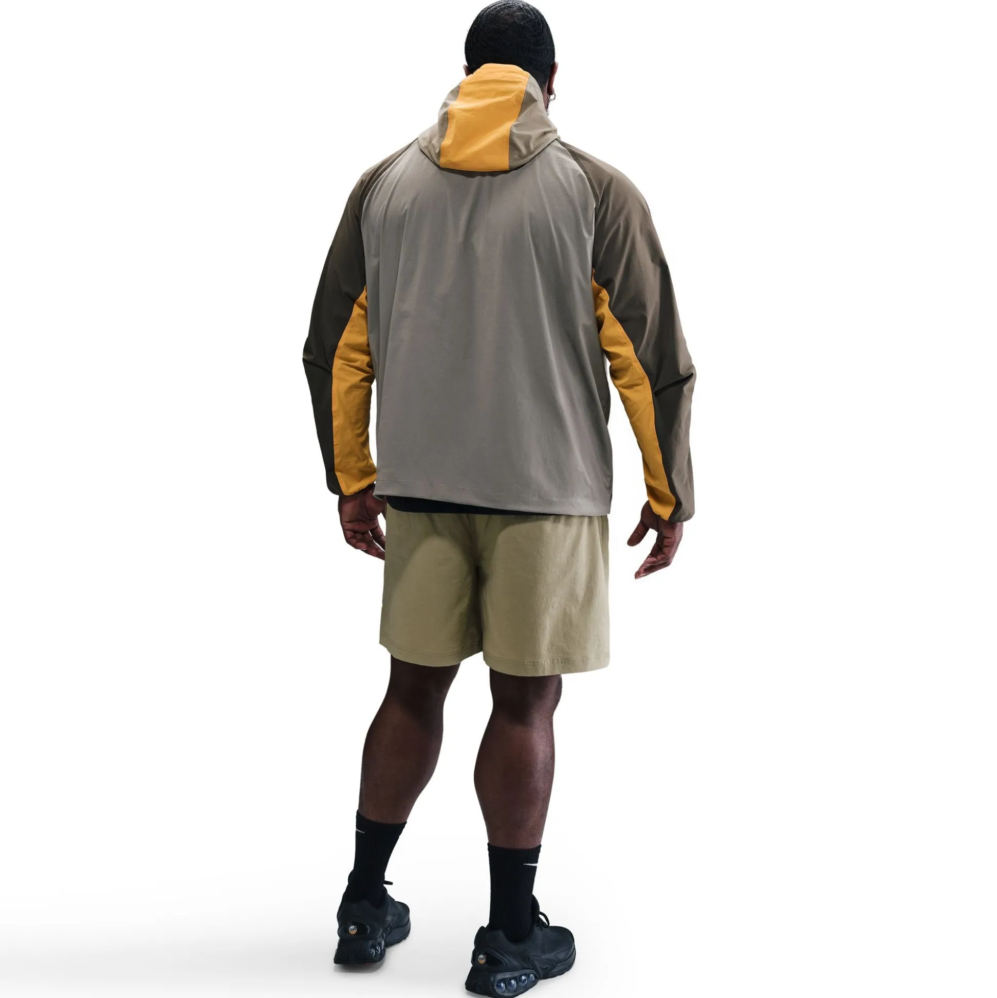 Tech Woven Windrunner Full Zip Jacket Brown