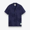 Terry Jacquard Short Sleeve Shirt