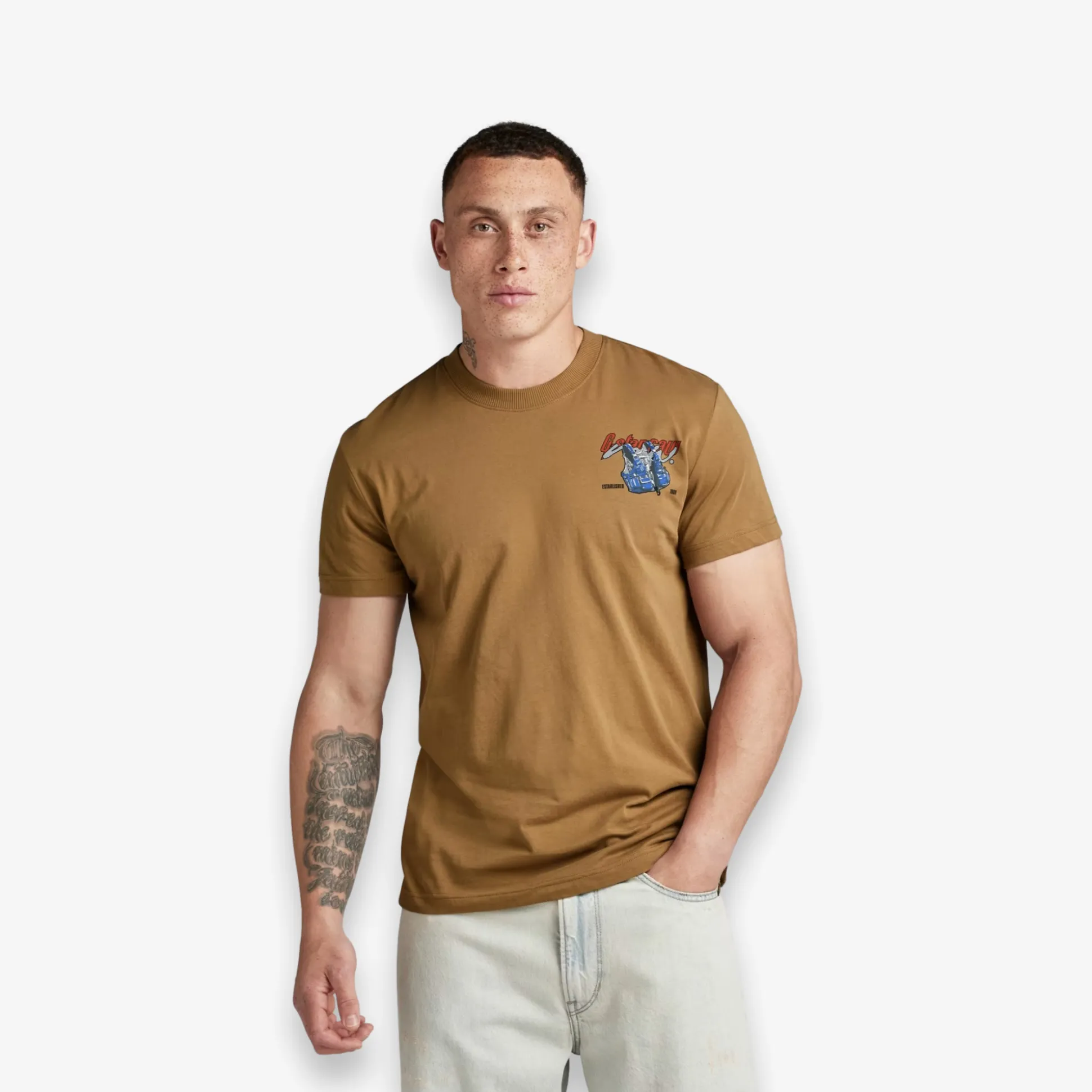 Vest Back Graphic T-Shirt